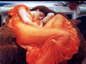 Flaming June by Frederic Leighton, c 1895
